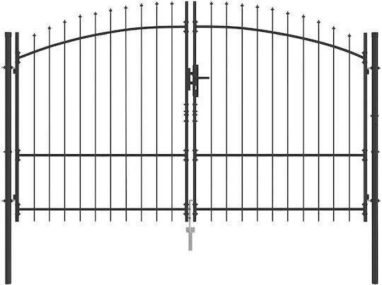 vidaXL Grile Metalice Gard 3x1.75m