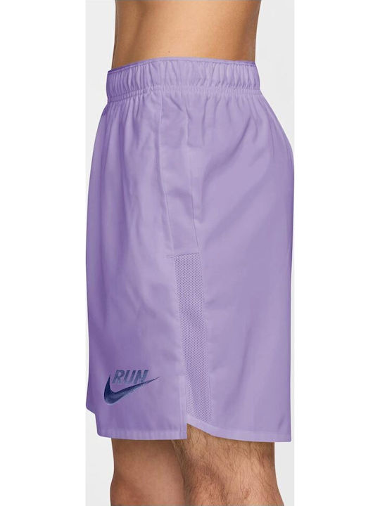 Αθλητική Ανδρική Βερμούδα Dri-Fit Μωβ