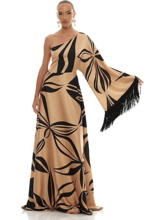 Summer Maxi Dress for Wedding / Baptism Gold