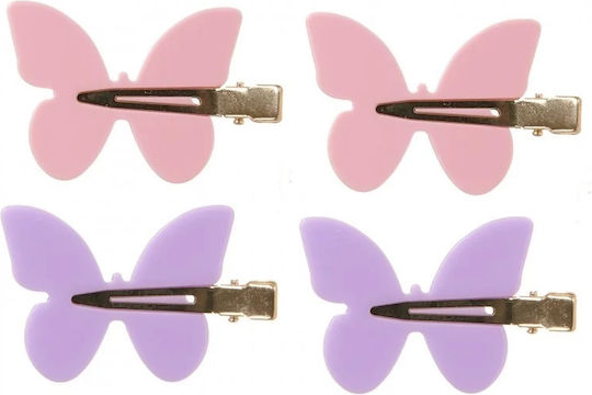 Σετ 4 Creaseless Clips Μαλλιά Butterfly Creaseless Hair Clips By Upper Canada