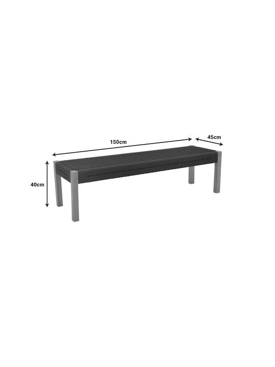 Uma Bench Outdoor Wooden 150x45x40cm