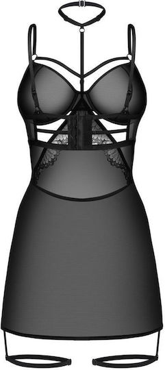Σετ Sexy Babydoll με Δαντέλα Μαύρο