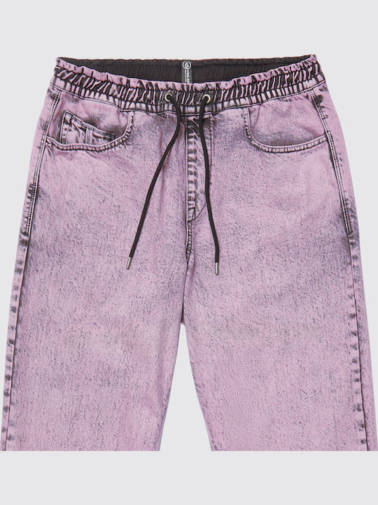 Freazy Herren Jeanshose mit Lose Tapered Anwendung Grau