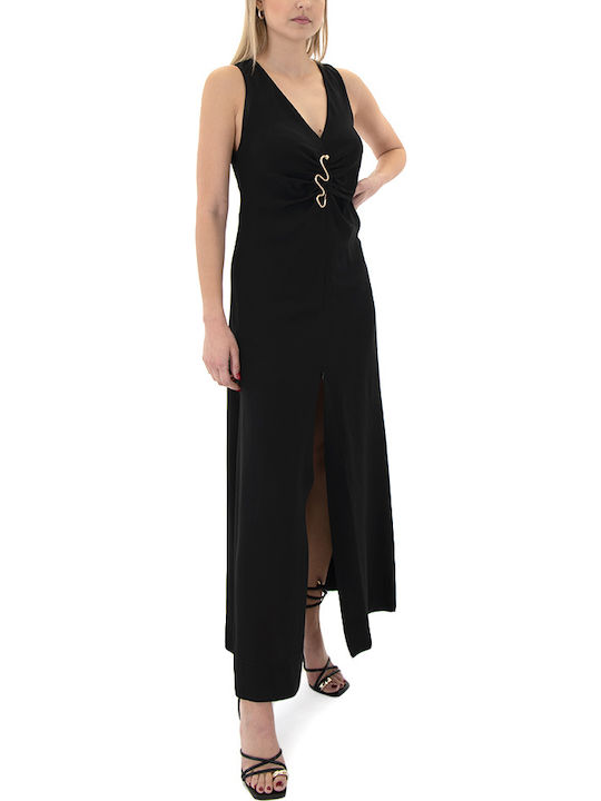 Καλοκαιρινό Maxi Βραδινό Φόρεμα Μαυρο (black)