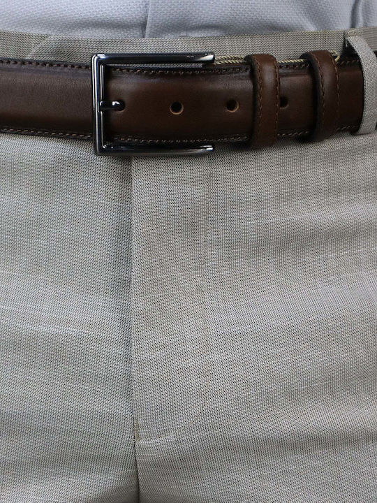 Ανδρικό Κοστούμι με Στενή Εφαρμογή Beige