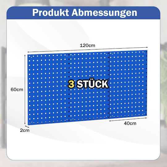 Costway Perforated Back 60x40cm