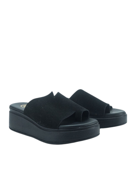 Women's Platform Wedge Sandals Black