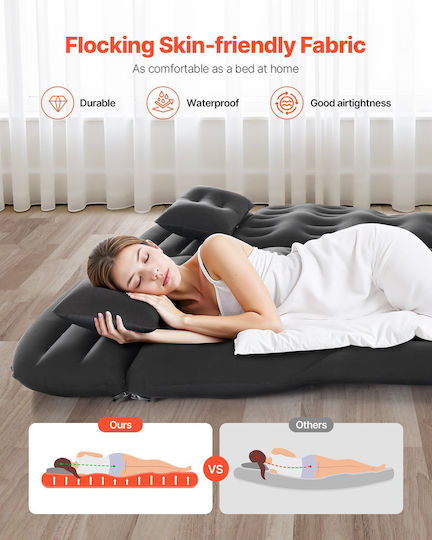 Vevor Inflatable Car Mattress in Black