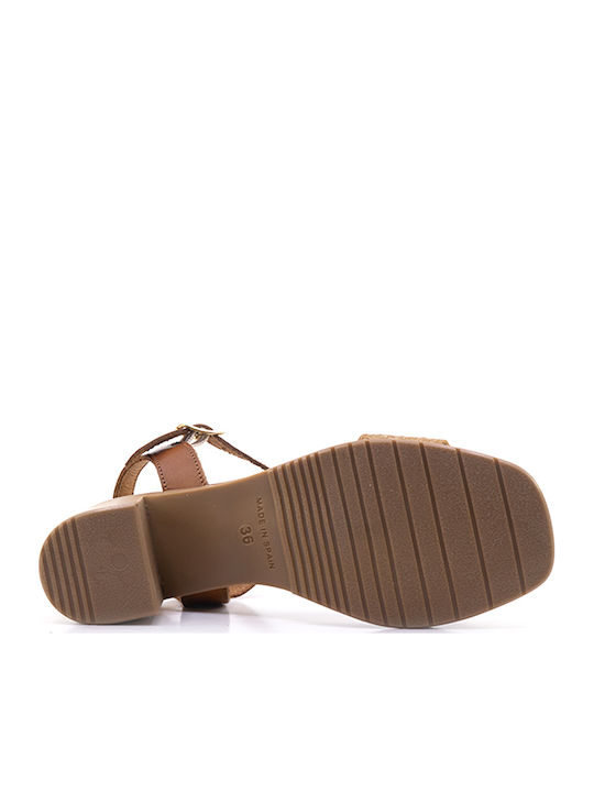 3490 Leather Sandals Tabac Brown