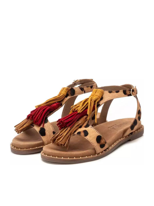 Carmela Leather Women's Flat Sandals