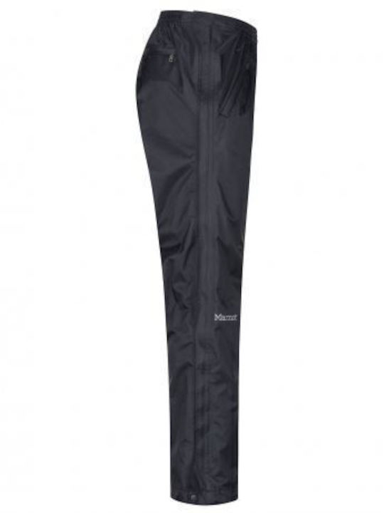 Marmot Precip Eco Full Zip Pant Ανδρικό Μακρύ Παντελόνι Πεζοπορίας Μαύρο
