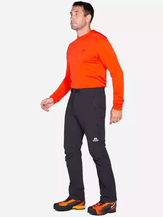 Mountain Equipment Ανδρικό Μακρύ Παντελόνι Πεζοπορίας Μαύρο