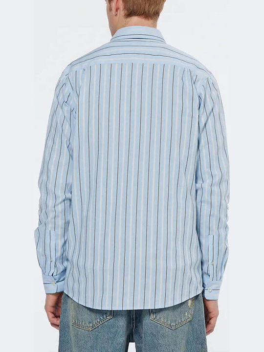 Scotch & Soda Dobby Stripe Cămașă Spring Blue Scotch & Soda Dobby Stripe Cămașă Spring Blue
