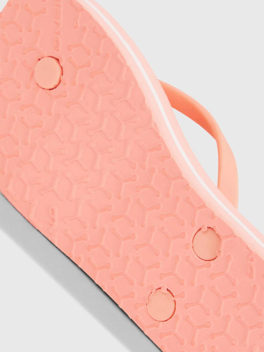 Kids' Flip Flops coral Profile Logo Sandals