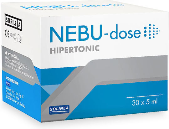 Hypertonic Saline Solution Solinea Nebu-Dose Concentration 3% 30 Single Doses X 5 Ml