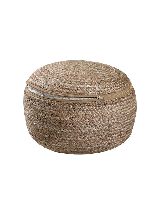 Πуф За табуретка Pol Rugs Grey Natural 40x40x20см