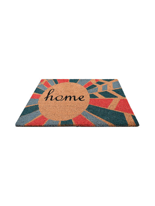 Entrance Mat made of Coir with Anti-slip Backing Multicolour 40x60cm Thickness 15mm