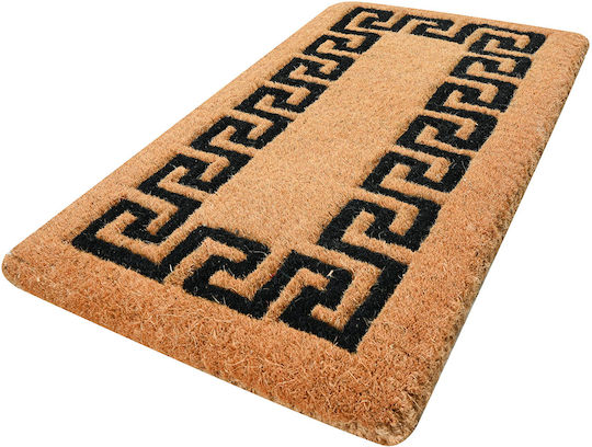 Entrance Mat made of Coir with Anti-slip Backing Black 45x75cm