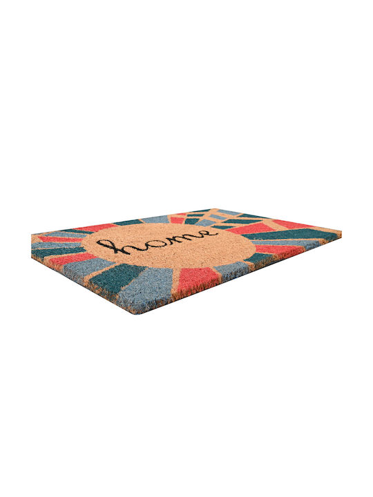 Entrance Mat made of Coir with Anti-slip Backing Multicolour 40x60cm Thickness 15mm
