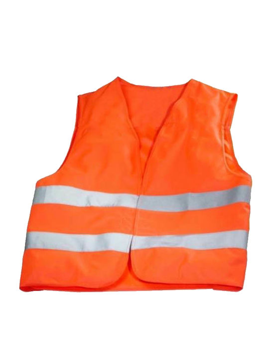 Arbeitsweste mit reflektierenden Bändern Orange