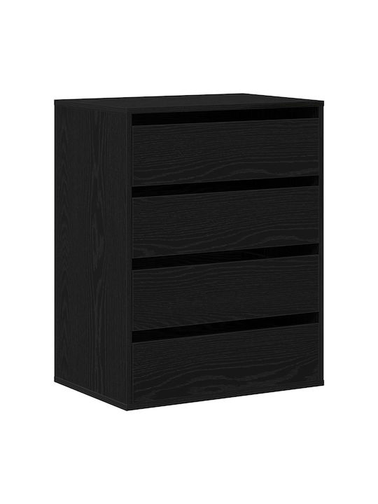 Schublade Büro aus MDF Black 60x41x76cm