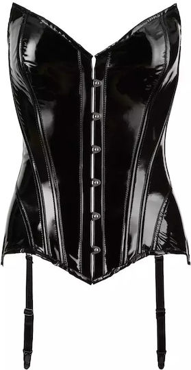 Black Level Vinyl Corset Чорапи Черен