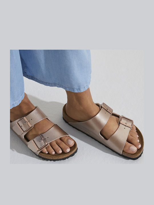 Arizona Women's Anatomic Sandals Rose Gold Narrow Fit