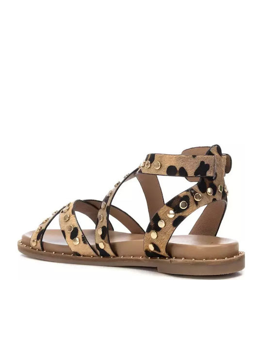 Carmela Leather Women's Flat Sandals