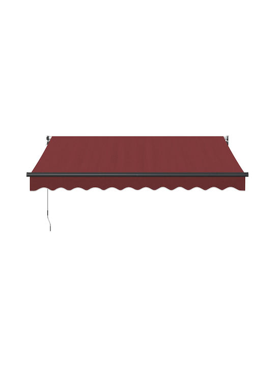 vidaXL Zelt Terrasse Rot 3x2.5m