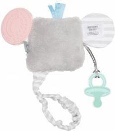 Cheeky Chompers Teething Rattle BPA Free made of Fabric for 9 m+