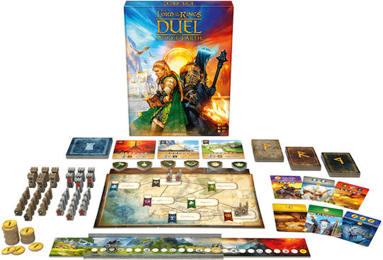 Board Game The Lord of the Rings: Duel for Middle-Earth for 2 Players 10+ Years Old (EN) Repos Production
