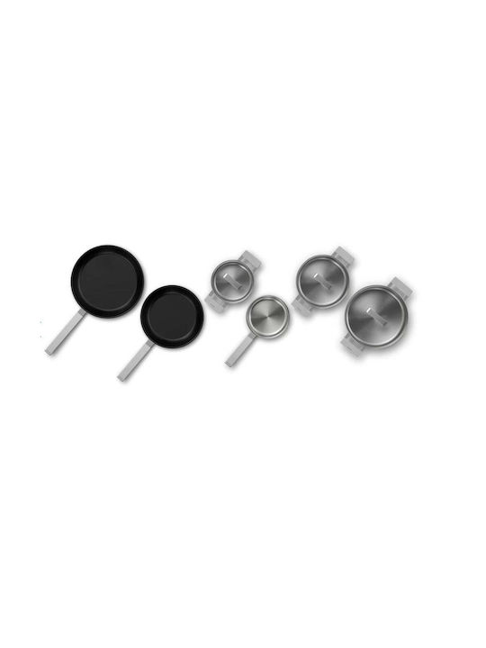 Bosch Bosch Cookware Set Stainless Steel Silver with Non-stick Interior Coating 6 Pieces