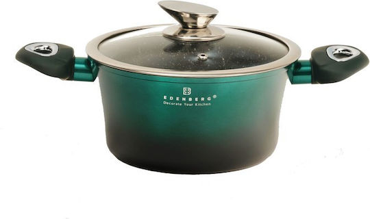 Edenberg Edenberg Cookware Set Aluminum Green with Non-stick Interior Coating 6 Pieces