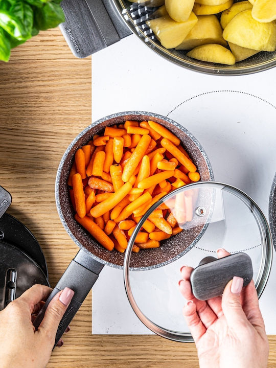 Klausberg Σετ Μαγειρικά Σκεύη από Χυτό Αλουμίνιο Grey με Αντικολλητική Επίστρωση 12τμχ