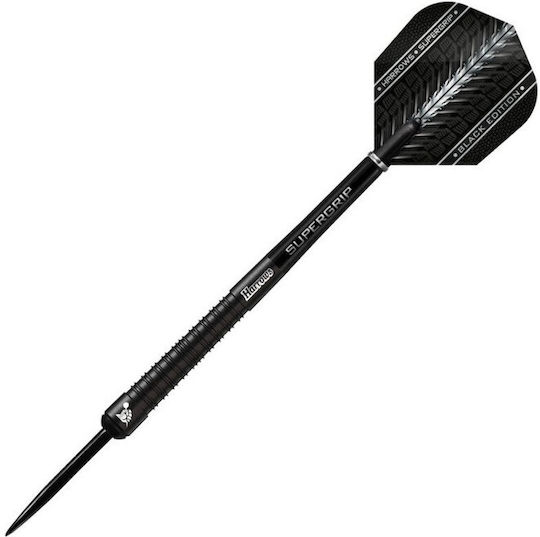 Harrows Supergrip Schwarze Darts 90 Steeltip Supergripblack90