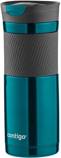 Contigo Byron Μπουκάλι Θερμός Ανοξείδωτο 470ml Τιρκουάζ