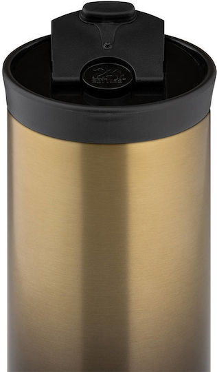 24Bottles Travel Tumbler Handled Tumbler Thermos Stainless Steel BPA Free 600ml Multicolour with Straw and Handle