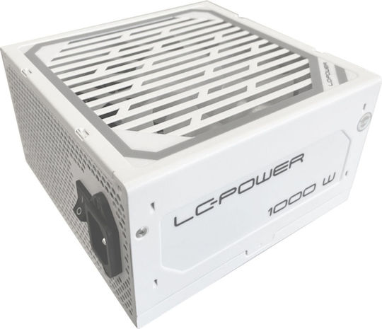 LC-Power LC1000MW rev. 3.1 1000W Λευκό Τροφοδοτικό Υπολογιστή Full Modular 80 Plus Gold