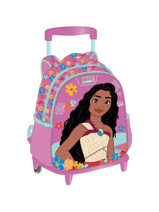 Must Team School Bag Trolley Kindergarten Pink 8Liters