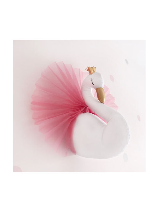Kids Wall Decor Hanging Swan White 31x50x24cm