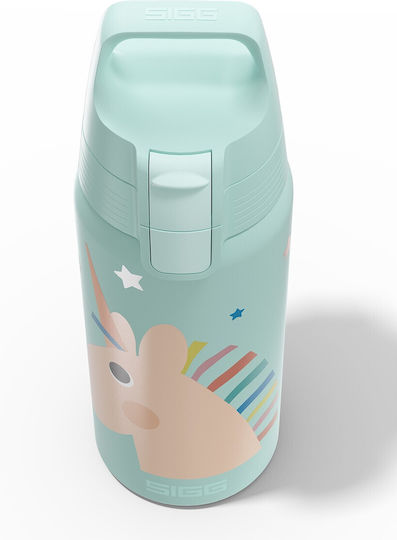 Sigg Kids Water Bottle Thermos Stainless Steel Light Blue 500ml