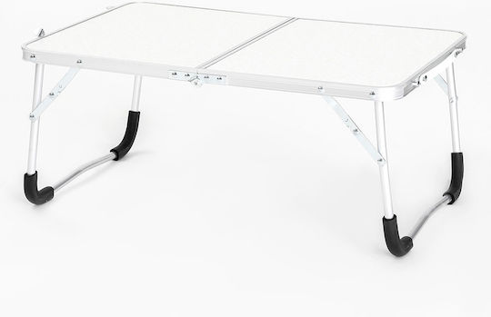 ArteLibre Elysium Table Aluminum for Camping Foldable in Case 60x40x26cm White