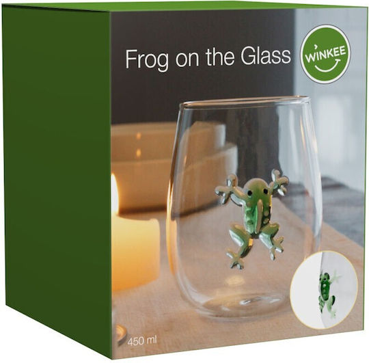 Winkee Drinking Glasses Handmade Glasses Frog