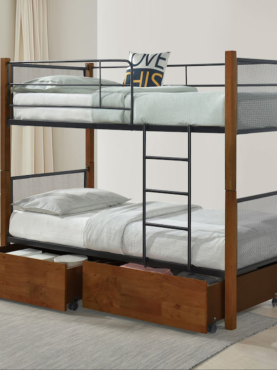Rayven Bunk Single για Στρώμα 90x190cm Rayven Bunk Single για Στρώμα 90x190cm