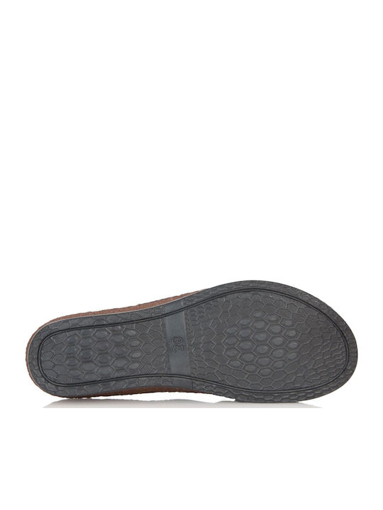 Anatomical Leather Women's Slippers Blue