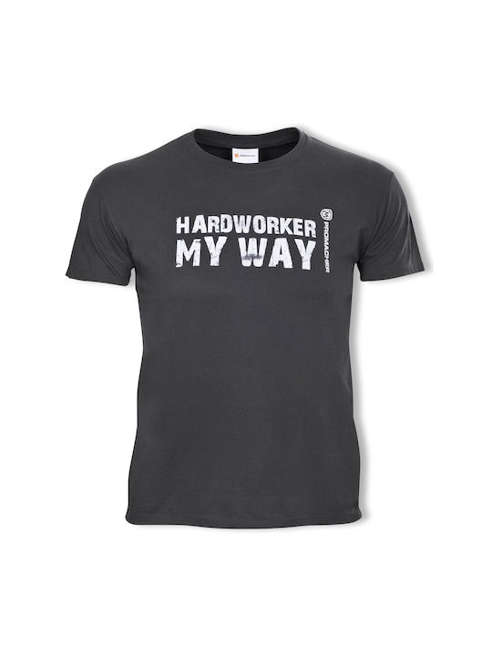 Promacher Hardworker T-Shirt Εργασίας Γκρι