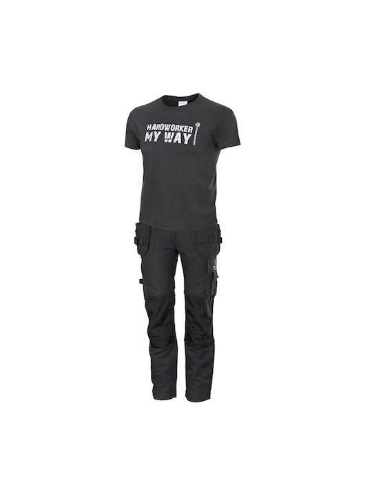 Promacher Hardworker Work T-Shirt Gray