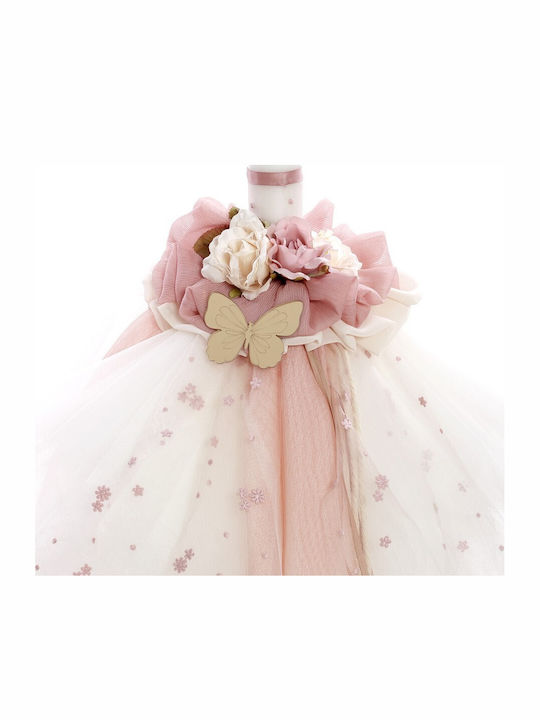 Bellissimo Flowers Baptism Set with Butterfly Subject SDS-2526-1130