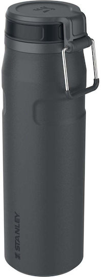 Stanley AeroLight IceFlow Μπουκάλι Θερμός Ανοξείδωτο 700ml Black 2.0