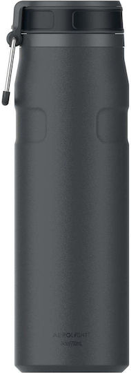 Stanley AeroLight IceFlow Μπουκάλι Θερμός Ανοξείδωτο 700ml Black 2.0